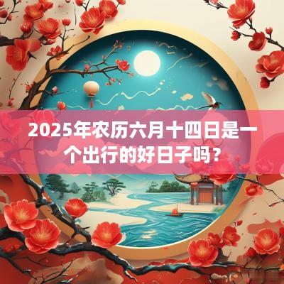 2025年农历六月十四日是一个出行的好日子吗？