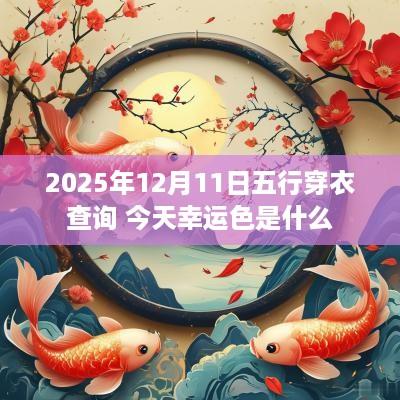 2025年12月11日五行穿衣查询 今天幸运色是什么