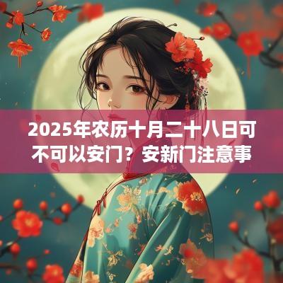 2025年农历十月二十八日可不可以安门？安新门注意事项