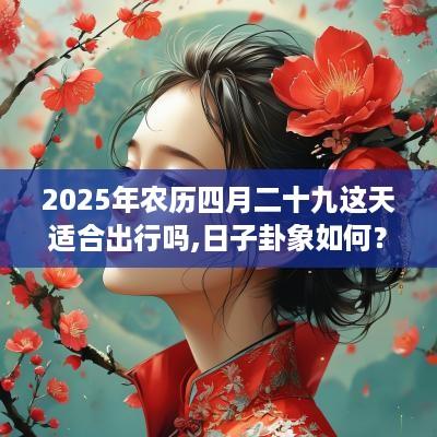 2025年农历四月二十九这天适合出行吗,日子卦象如何？