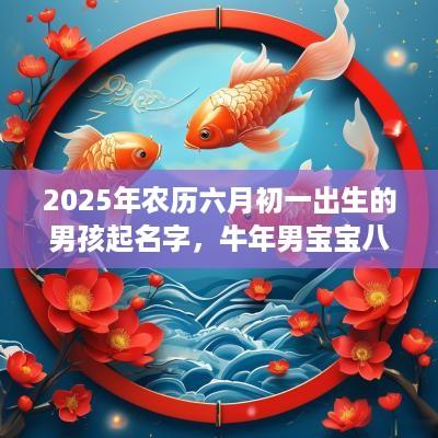 2025年农历六月初一出生的男孩起名字，蛇年男宝宝八字取名大全