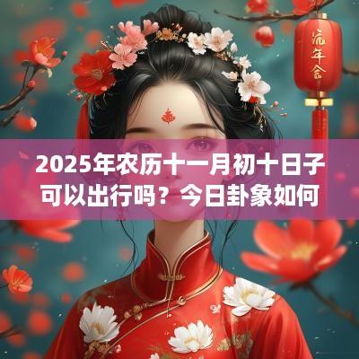 2025年农历十一月初十日子可以出行吗？今日卦象如何？