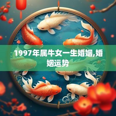 1997年属牛女一生婚姻,婚姻运势