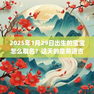 2025年1月29日出生的宝宝怎么取名？这天的是黄道吉日吗？