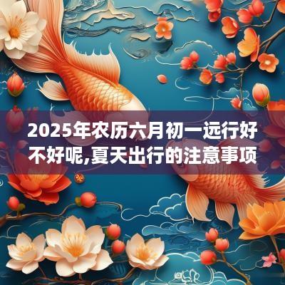 2025年农历六月初一远行好不好呢,夏天出行的注意事项有什么？