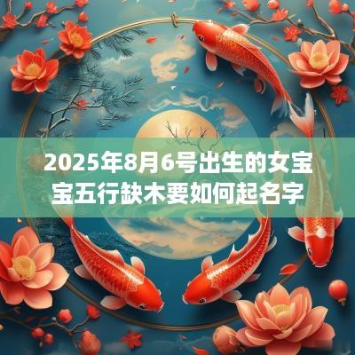 2025年8月6号出生的女宝宝五行缺木要如何起名字