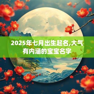 2025年七月出生起名,大气有内涵的宝宝名字