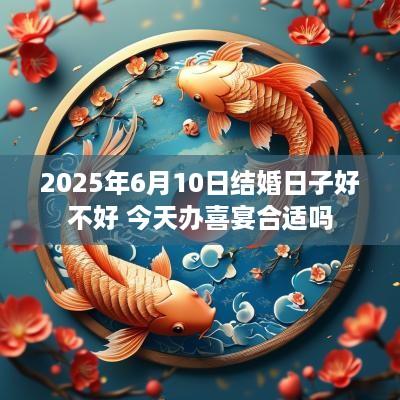 2025年6月10日结婚日子好不好 今天办喜宴合适吗