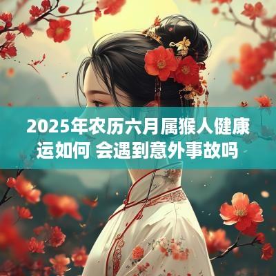 2025年农历六月属猴人健康运如何 会遇到意外事故吗