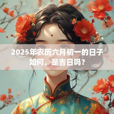 2025年农历六月初一的日子如何，是吉日吗？