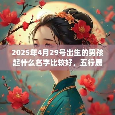 2025年4月29号出生的男孩起什么名字比较好，五行属什么